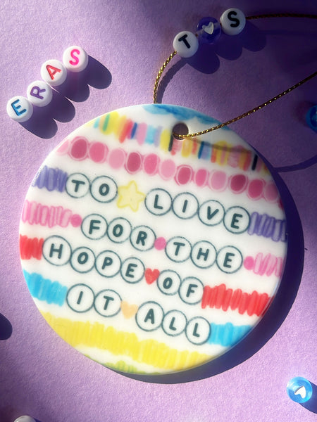 Taylor Swift Icon Tree Decoration